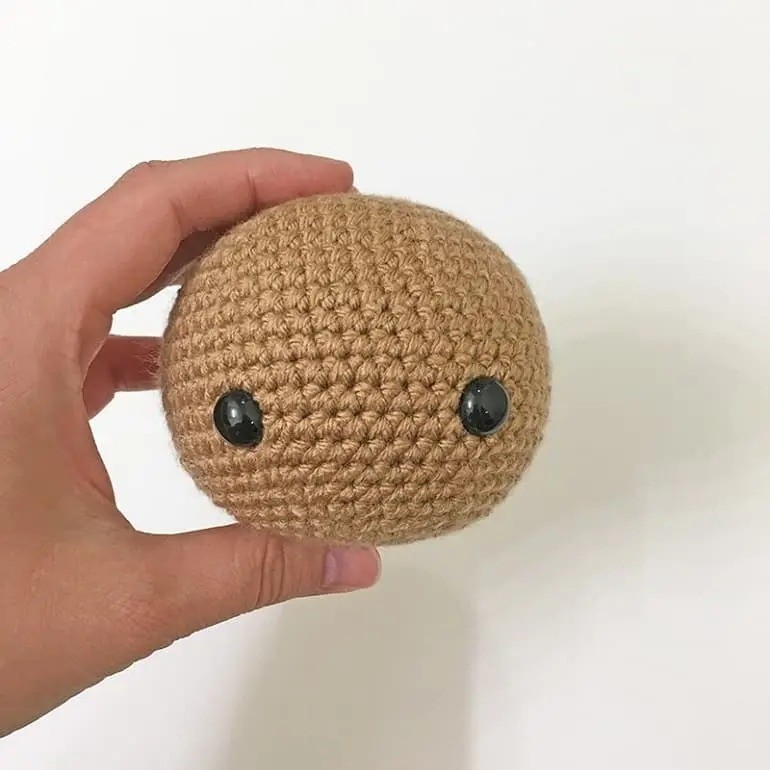 Amigurumi Fawn Crochet Pattern Process Photo