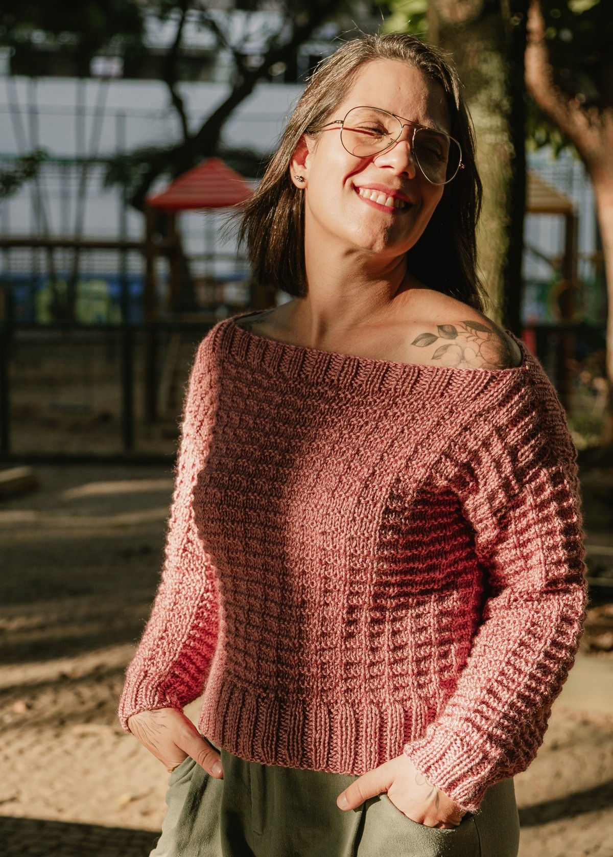 Quartz Classic Raglan Knit Pullover Pattern