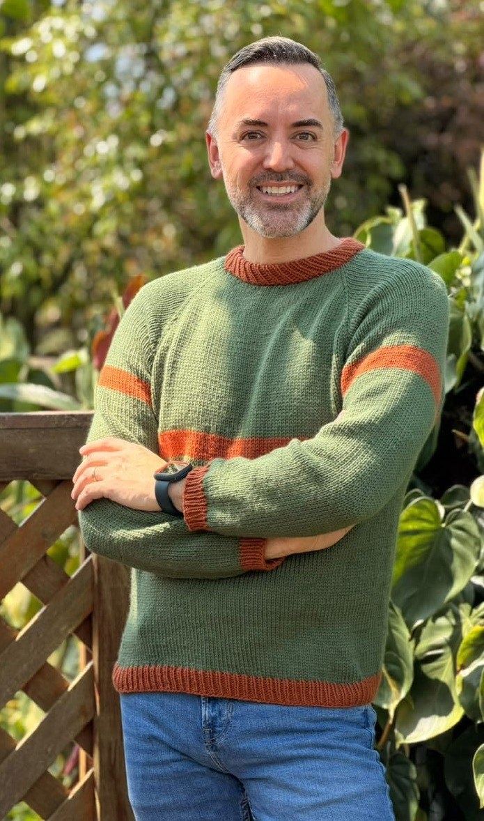 Valley Top-Down Raglan Knit Blouse Pattern